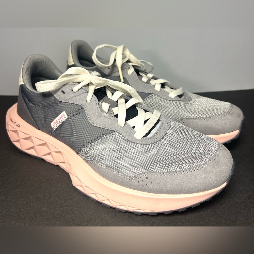 Cole Haan- Zerogrand All Day Runner,Color:Sleet/Quiet Shade/Rose Smoke,Pre-Owned